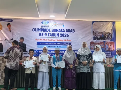 MIN 9 Raih Juara 1 Olimpiade Bahasa Arab (OBA) Tingkat Provinsi Aceh